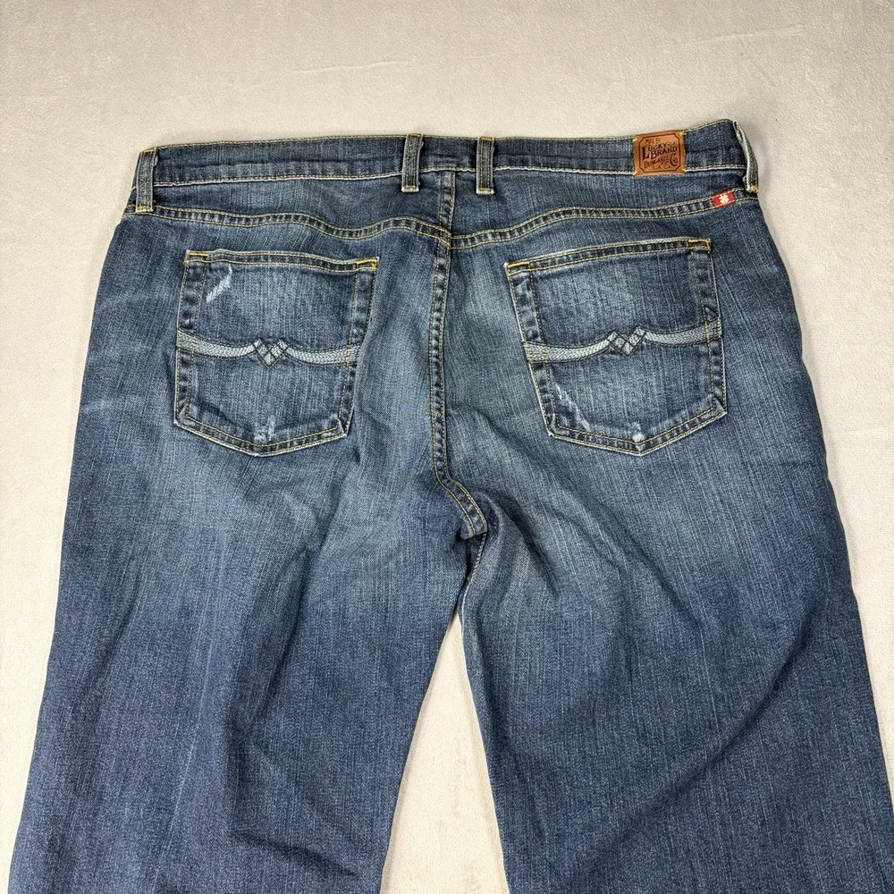 Lucky Brand By Gene Montesano Short Inseam  Jeans Women's Size 18 Blue boot cut